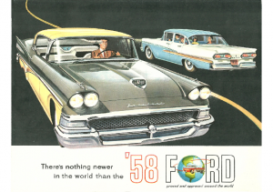 1958 Ford Full Line Foldout